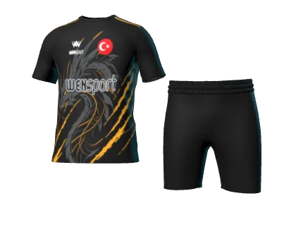WN-1017 üç boyutlu forma ve şort görünümü