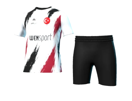WN-1021 üç boyutlu forma ve şort görünümü