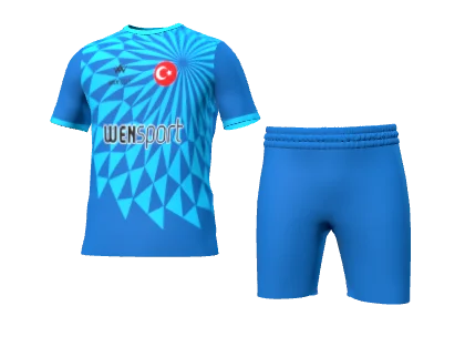 WN-1026 üç boyutlu forma ve şort görünümü
