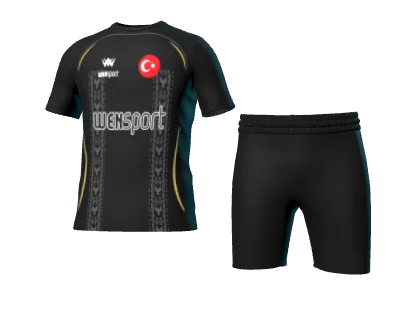 WN-1028 üç boyutlu forma ve şort görünümü