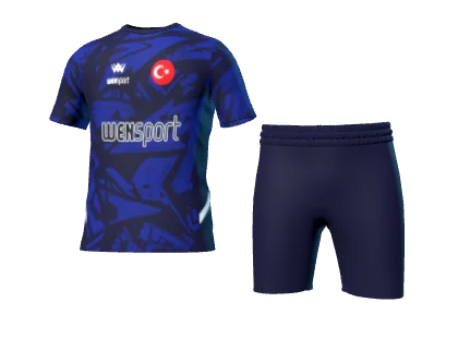 WN-1031 üç boyutlu forma ve şort görünümü