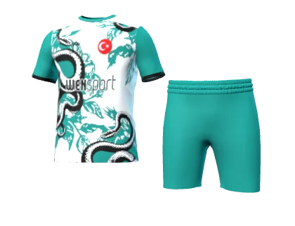 WN-1032 üç boyutlu forma ve şort görünümü