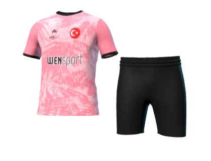 WN-1036 üç boyutlu forma ve şort görünümü