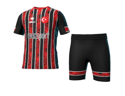 WN-1040 üç boyutlu forma ve şort görünümü