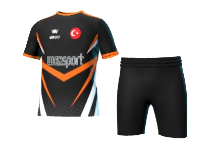 WN-1042 üç boyutlu forma ve şort görünümü