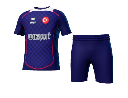 WN-1046 üç boyutlu forma ve şort görünümü