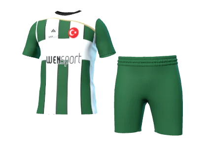 WN-5003 üç boyutlu forma ve şort görünümü