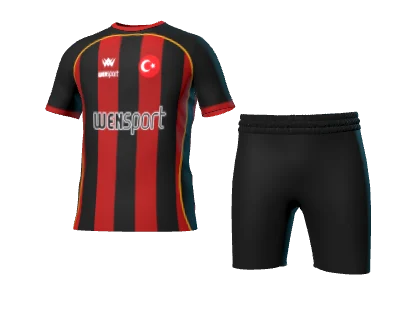 WN-5005 üç boyutlu forma ve şort görünümü