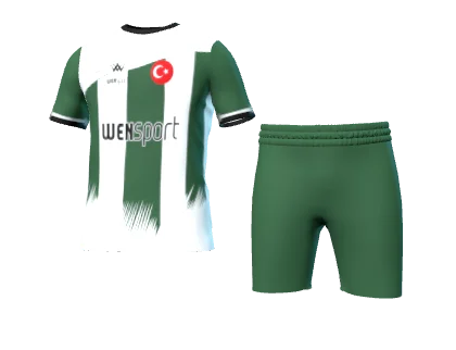 WN-5010 üç boyutlu forma ve şort görünümü