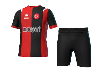 WN-5011 üç boyutlu forma ve şort görünümü