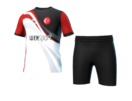 WN-5014 üç boyutlu forma ve şort görünümü