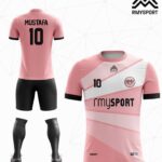 Pudra rengi Halı saha Futbol Forması