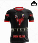 Kırmızı Kartal Figürlü Asker Forması