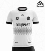 Siyah beyaz Futbol Forması