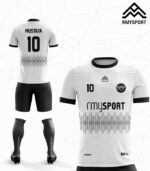 Siyah beyaz Futbol Forması