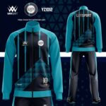 Lacivert Turkuaz Eşofman Yaptırma