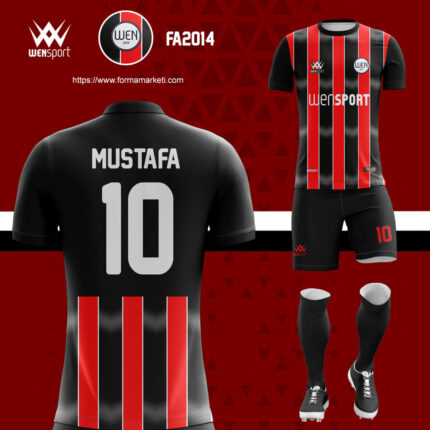 Kırmızı Siyah Forma