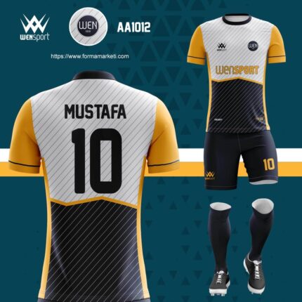 Sarı lacivert forma