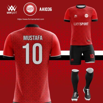 Kırmızı Siyah Forma