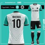 A905 Yeşil Beyaz Forma - Görsel 2