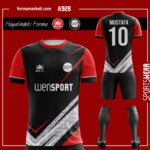 Kırmızı Siyah Forma