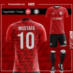 A929 Kırmızı Forma - Görsel 2