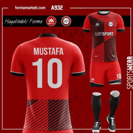 Kırmızı Siyah Forma