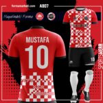 kırmızı beyaz forma