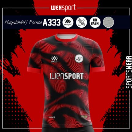 Siyah Kırmızı Forma