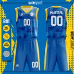 Mavi Sarı Basketbol Forması