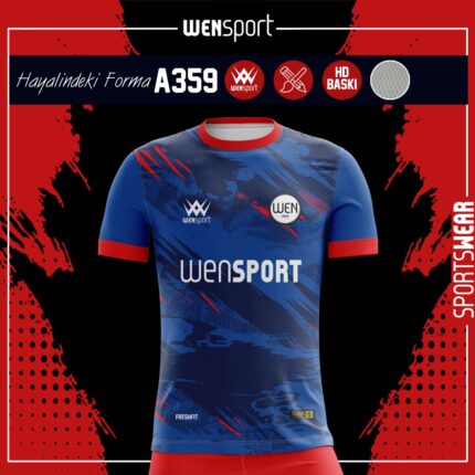 A359 Kırmızı Lacivert Forma