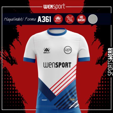 Mavi beyaz forma yaptırma