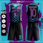 mor mavi basketbol forması