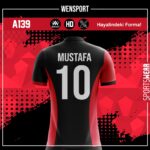 A139 Kırmızı Siyah Forma - Görsel 3