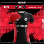 A139 Kırmızı Siyah Forma - Görsel 2