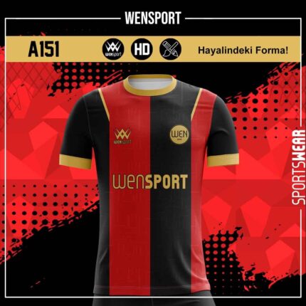 Kırmızı Siyah forma yaptırma
