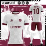 bordo beyaz forma yaptırma