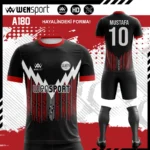 Kırmızı Siyah Beyaz Forma Yaptırma