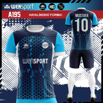 Turkuaz Lacivert Forma Yaptırma